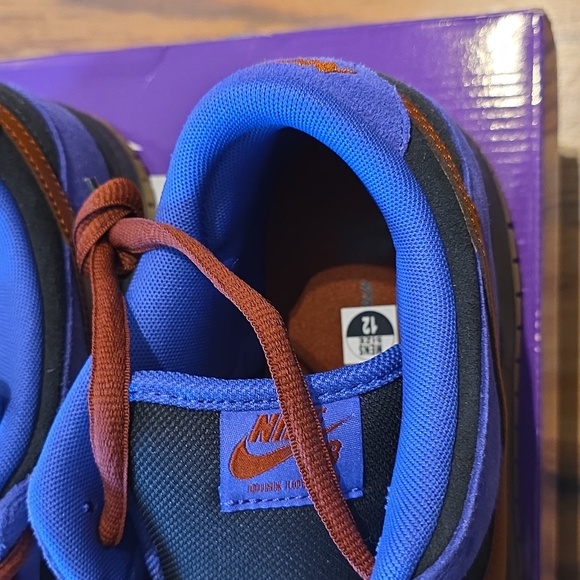 NEW Nike SB Dunk Low Retro Persian Violet Cinnamon - Picture 7 of 10